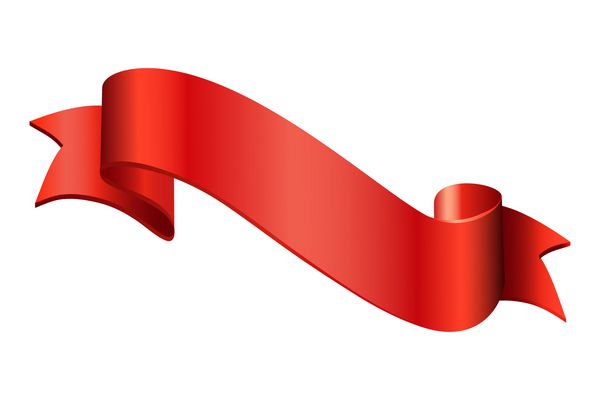 روبان قرمز بنر خالی پاپیون ساتن المان خالی اسکرول برچسب طراحی پس‌زمینه سفید جدا شده قالب خالی برای تبریک پلاکارد تبلیغات نماد برای دکوراسیون وکتور