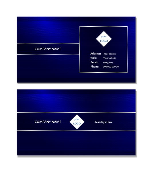 طرح قالب برای وکتور کارت ویزیت