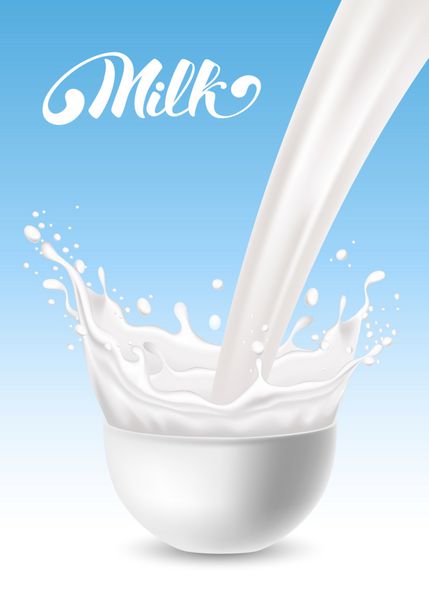 پاشیدن شیر