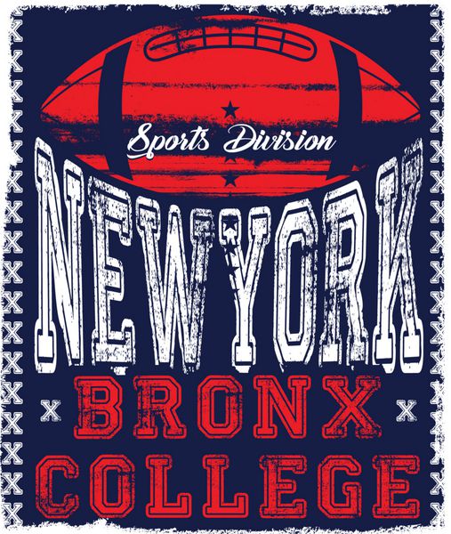 New York Varsity Sport وکتور چاپ و دانشگاه برای تی شرت یا استفاده های دیگر در وکتور گرافیک تی شرت