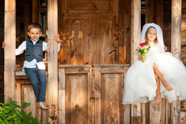 بچه ها عاشق زوج بعد از عروسی هستند
