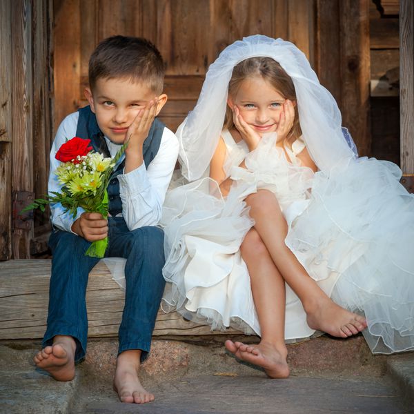 بچه ها عاشق زوج بعد از عروسی هستند