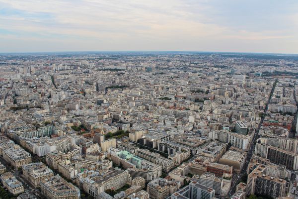 نمای هوایی پاریس