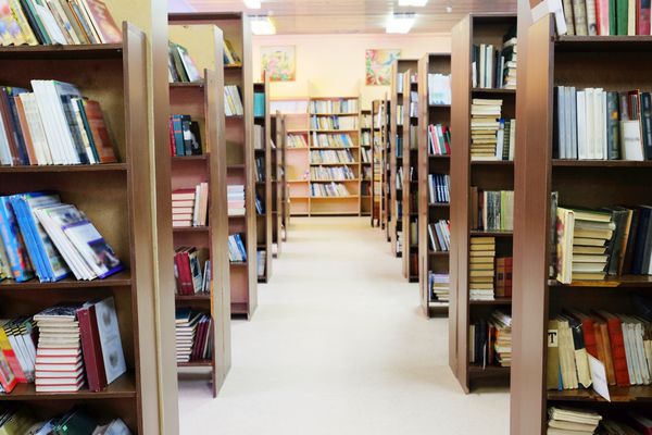 تنظیم کتابخانه با کتاب و مطالب خواندنی