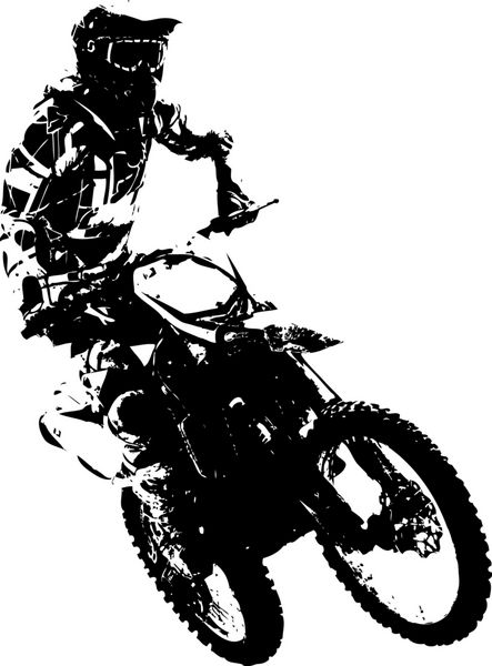 رایدر در مسابقات قهرمانی موتور کراس شرکت می کند وکتور