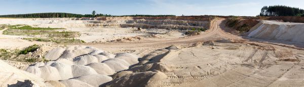 پانوراما سنگ آهک معدن بزرگ