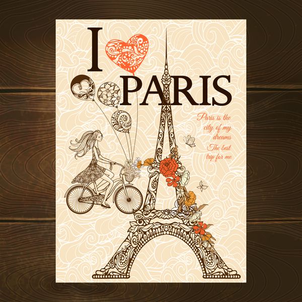 پوستر قدیمی پاریس