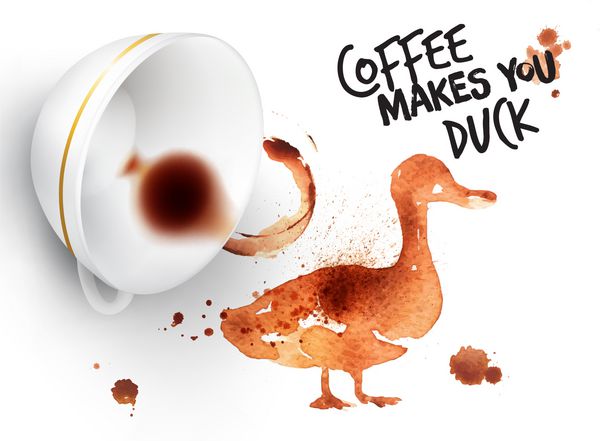 پوستر اردک قهوه وحشی