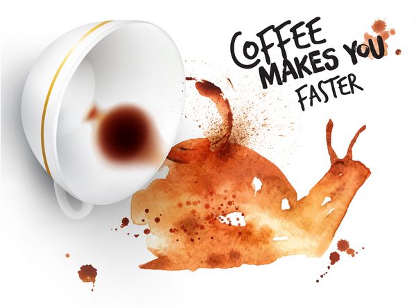 پوستر حلزون قهوه وحشی