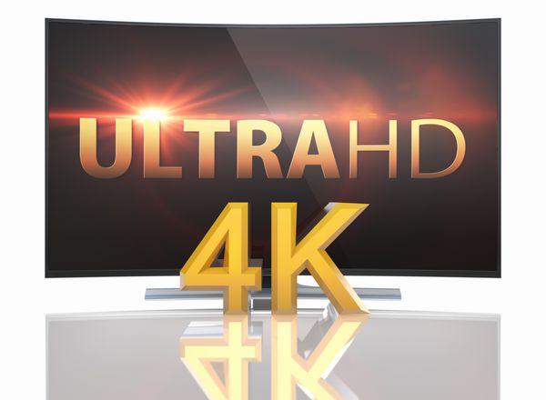 تلویزیون هوشمند Ultra HD با صفحه نمایش خمیده