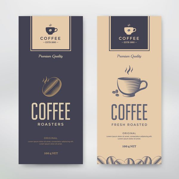 طراحی بسته بندی قهوه