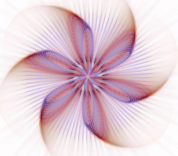 خاردار و فیبری الگوی گل ستاره - پس زمینه انتزاعی فراکتال