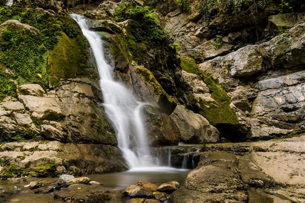 آبشار شیرآباد در استان گلستان