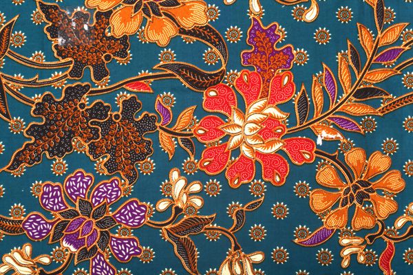 زیبای هنر الگوی باتیک مالزیایی و اندونزیایی