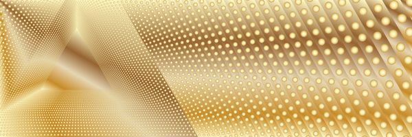 الگوی طلایی تیره با توپ بافت مثلثی ساختاری شطرنجی تصویرسازی سه بعدی