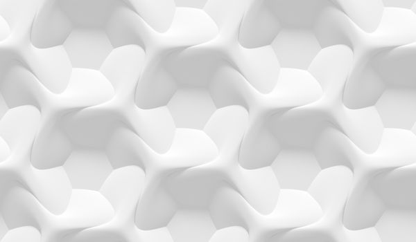 الگوی هندسی انتزاعی سایه دار سفید سبک کاغذ اوریگامی پس زمینه رندر سه بعدی