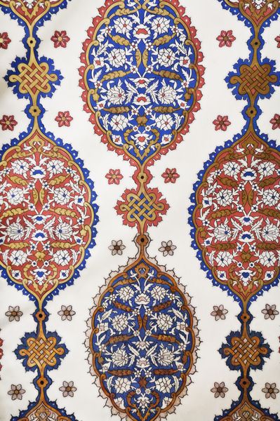 کاشی های زیبا و رنگارنگ ترکی این یک الگو و سبک سنتی است که در ترکیه از امپراتوری عثمانی استفاده می شود