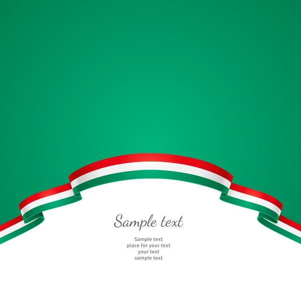 پس زمینه میهنی با مرزی به شکل پرچم مجارستان