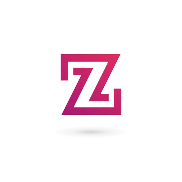 عناصر الگوی طراحی نماد آرم حرف Z