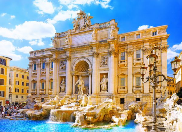 فواره دی تروی - معروف ترین فواره های رم در جهان ایتالیا