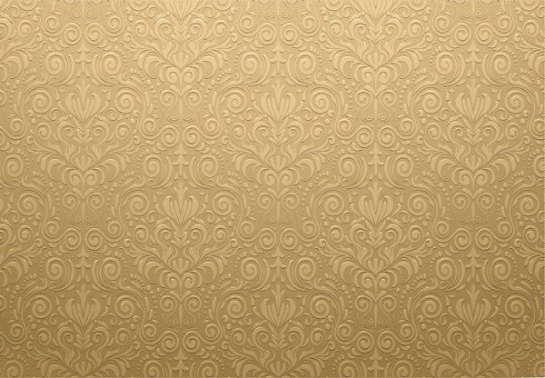 طرح کاغذ دیواری طلایی