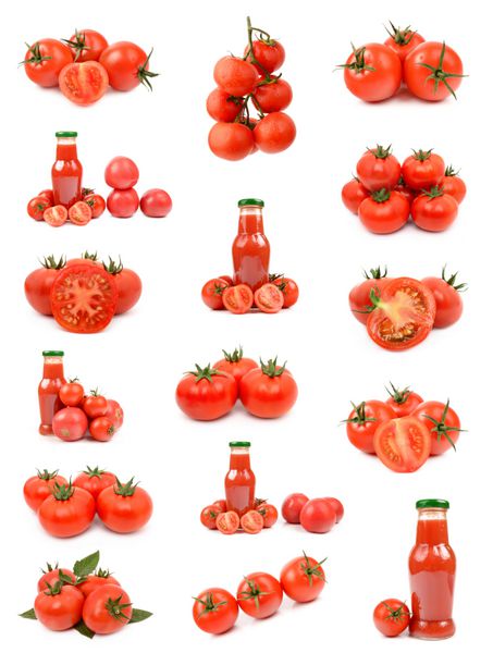 گوجه فرنگی و آب گوجه فرنگی