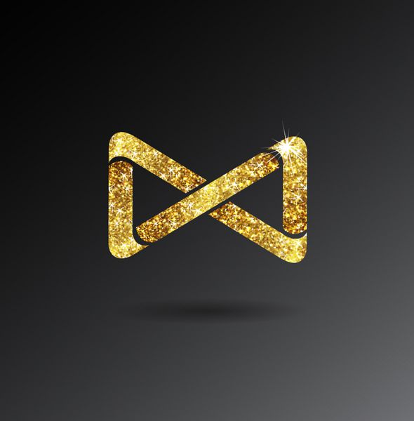 لوگوی ستاره درخشان طلایی