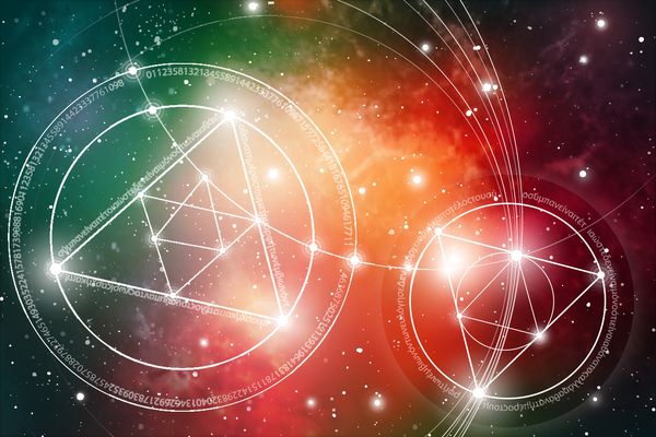 هندسه مقدس ریاضیات طبیعت و معنویت در فضا فرمول طبیعت هیچ آغاز و پایانی برای جهان هستی و هیچ آغاز و پایانی برای زندگی و سعادت وجود ندارد