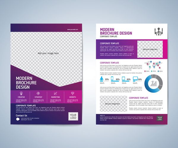 بروشور تجاری بروشور بروشور گزارش سالانه الگوی طراحی جلد پس زمینه وکتور طرح بندی سایز A4