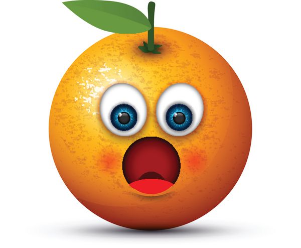 نارنجی شوکه شده