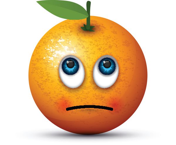 نارنجی خسته شده