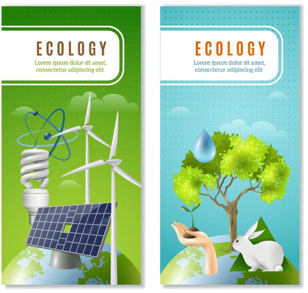 بنرهای عمودی Ecology Green Energy 2
