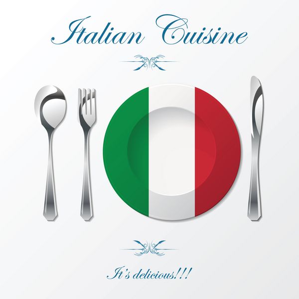 کارد و چنگال غذاهای ایتالیایی