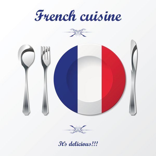 کارد و چنگال غذاهای فرانسوی