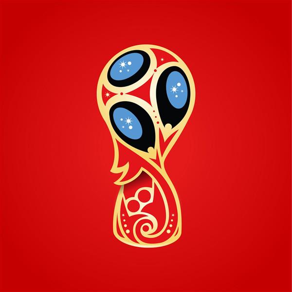 لوگوی جام جهانی روسیه 2018 با کیفیت عالی