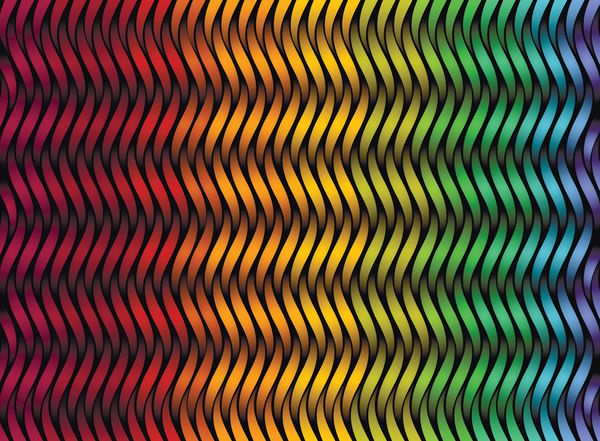 راه راه رنگ انتزاعی بافت رنگارنگ سه بعدی