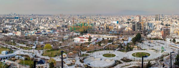 دید هوایی از مشهد ایران