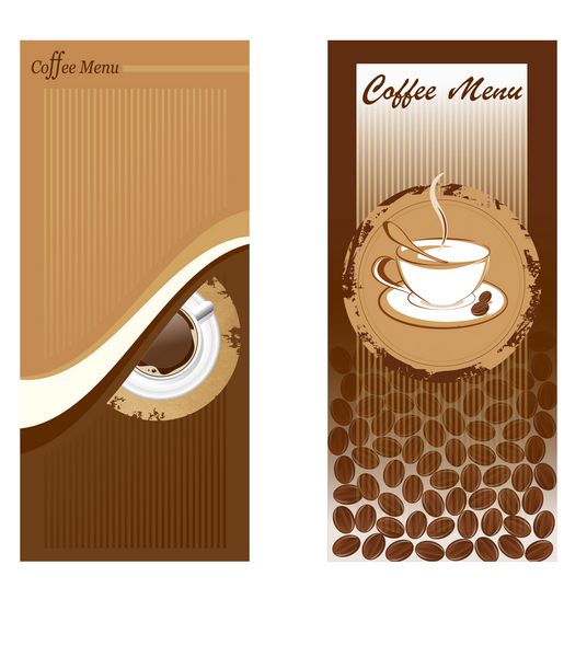 طراحی منوی قهوه