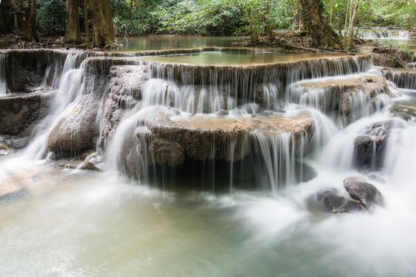 آبشار در جنگل عمیق تایلند