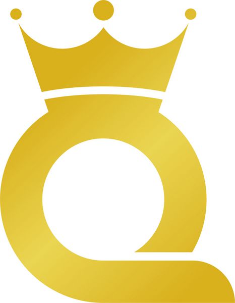 نامه علامت طراحی لوگوی Q Queen