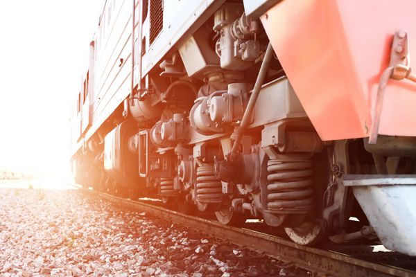 قطار حمل بار قطار در مسیر اثر Instagram فیلتر عکس رنگی
