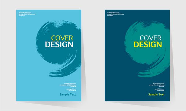 طرح قالب بردار طراحی قالب در A4 گزارش سالانه طراحی خلاق بروشور الگوی ساده ارتقاء فلیکر پوشش ارائه تصویر برداری چلپ چلوپ مانند یک کاما