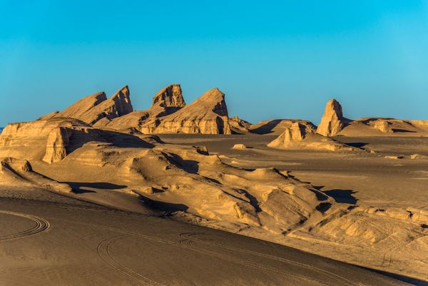 تشکیلات در صحرای لوت Dasht-e Lut یا Desert لووت همچنین کویر Kalut ایران