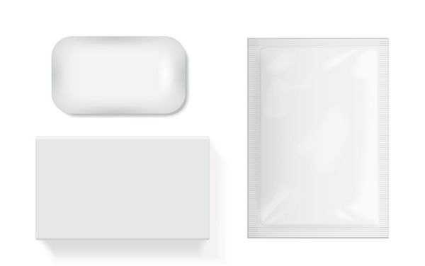 صابون جعبه برای طراحی خود را EPS10 برداری مدل Mock به راحتی تغییر رنگ صابون