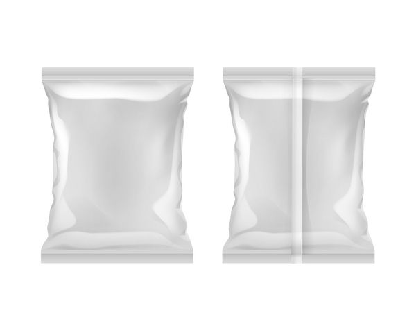 کیسه کاغذ فویل بسته بندی شده بسته بندی شده با لبه های صاف بدون درز
