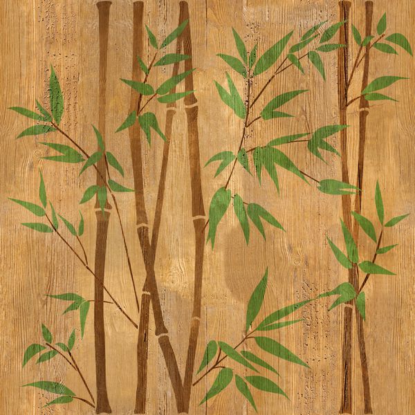 شاخه های بامبو تزئینی پس زمینه جنگل بامبو تکثیر مداوم تصویر زمینه طراحی داخلی الگوی دیوار پانل بافت چوب