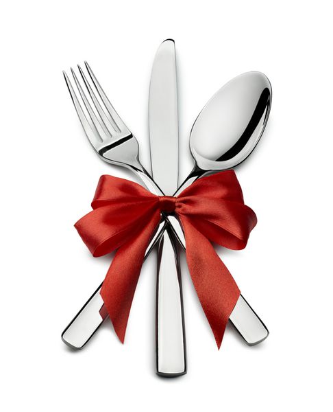 قاشق چاقو قاشق با عنصر طراحی قرمز قرمز جدا شده برای پوستر رویداد و یا حزب بنر ایمیل منو دعوت آگهی سرویس غذا