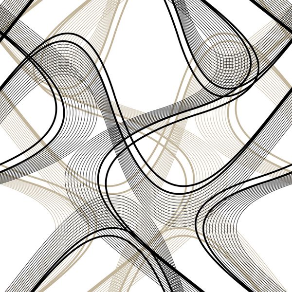 خطی الگوی شبکه منحنی پس زمینه بدون درز بردار