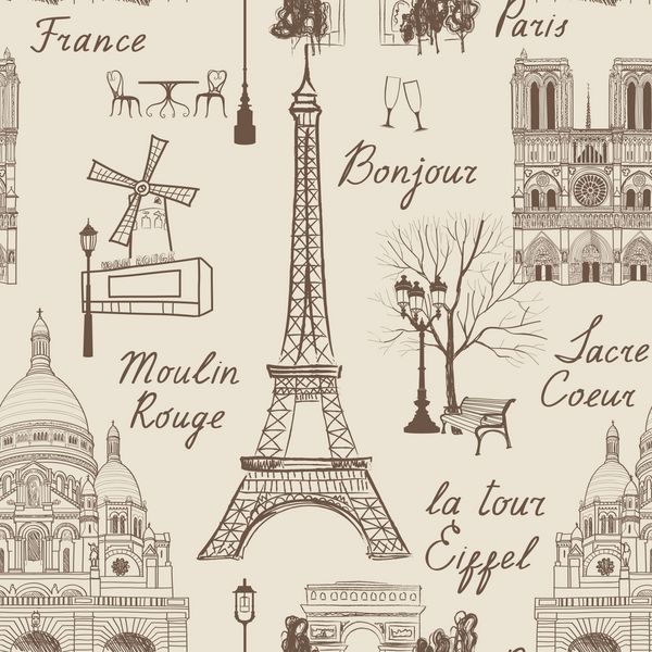 سفر پاریس بدون درز الگوی تعطیلات در اروپا تصویر زمینه سفر به بازدید از مکان های مشهور از پس زمینه فرانسه الگوی گرانج کاشی کاری برجسته