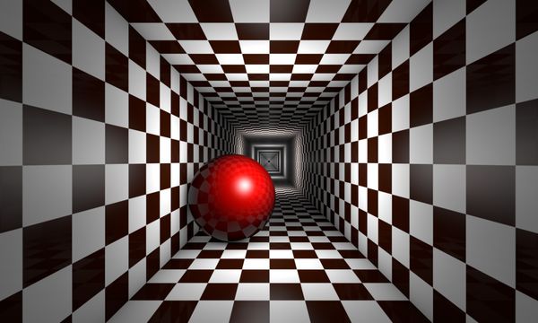 Red ball in the chess tunnel. The space and infinity.
Available in high-resolution and several sizes to fit the needs of your project.